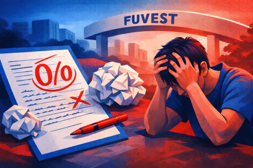 Redação da Fuvest nota zero